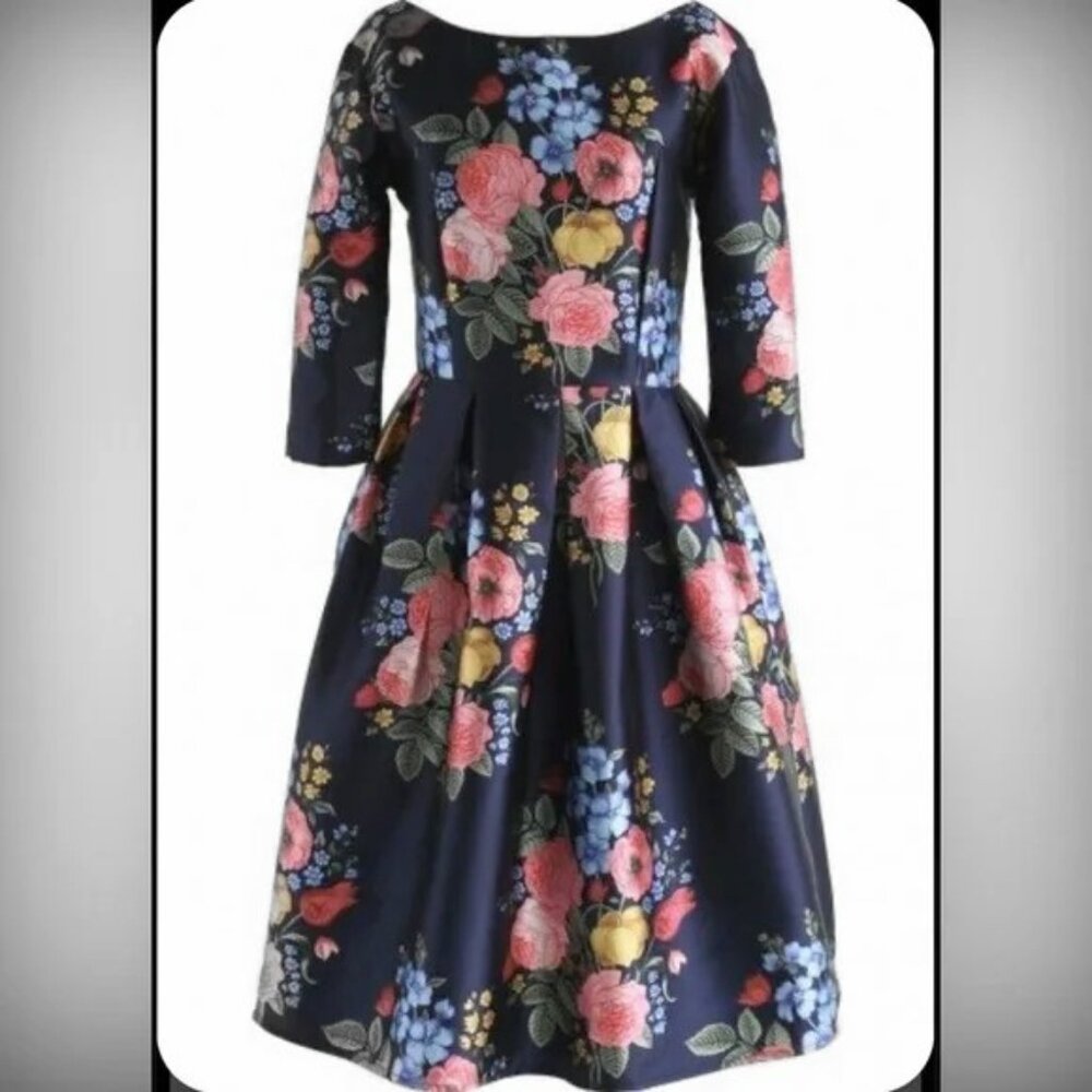 Chicwish Floral Midi Dress